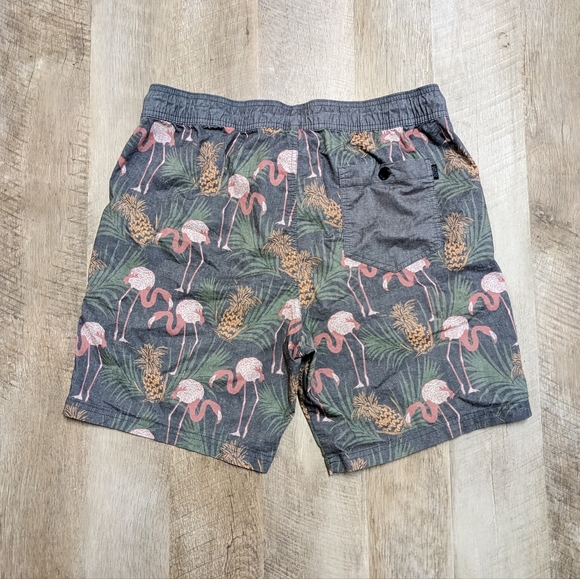 Valor Collective Flamingo pineapple Print Swimming Trunks - Picture 10 of 12